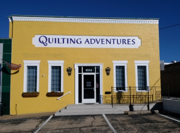 Quilting Adventures Outside